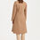 الصورة المصغرة: Medium Length Coat with Brooch Button Detail