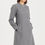 الصورة المصغرة: Medium Length Coat with Brooch Button Detail