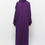 الصورة المصغرة: One Piece Cotton Bat Sleeves Removable Organic Hijab Prayer Dress with Headscarf