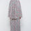 الصورة المصغرة: Two Piece Patterned Lycra Hijab Prayer Dress with Headscarf