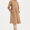 الصورة المصغرة: Medium Length Coat with Brooch Button Detail