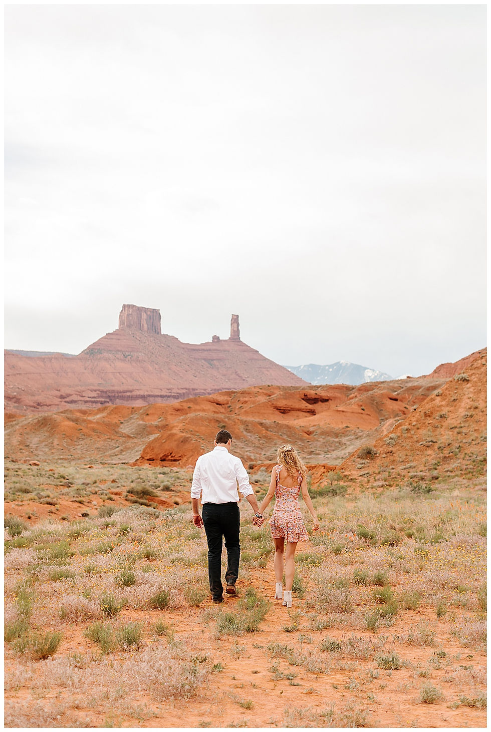 Romantic Adventure Session in Castle Valley Near Moab Utah