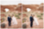 Arches National Park couple eloping in Moab at the windows section of arches national park