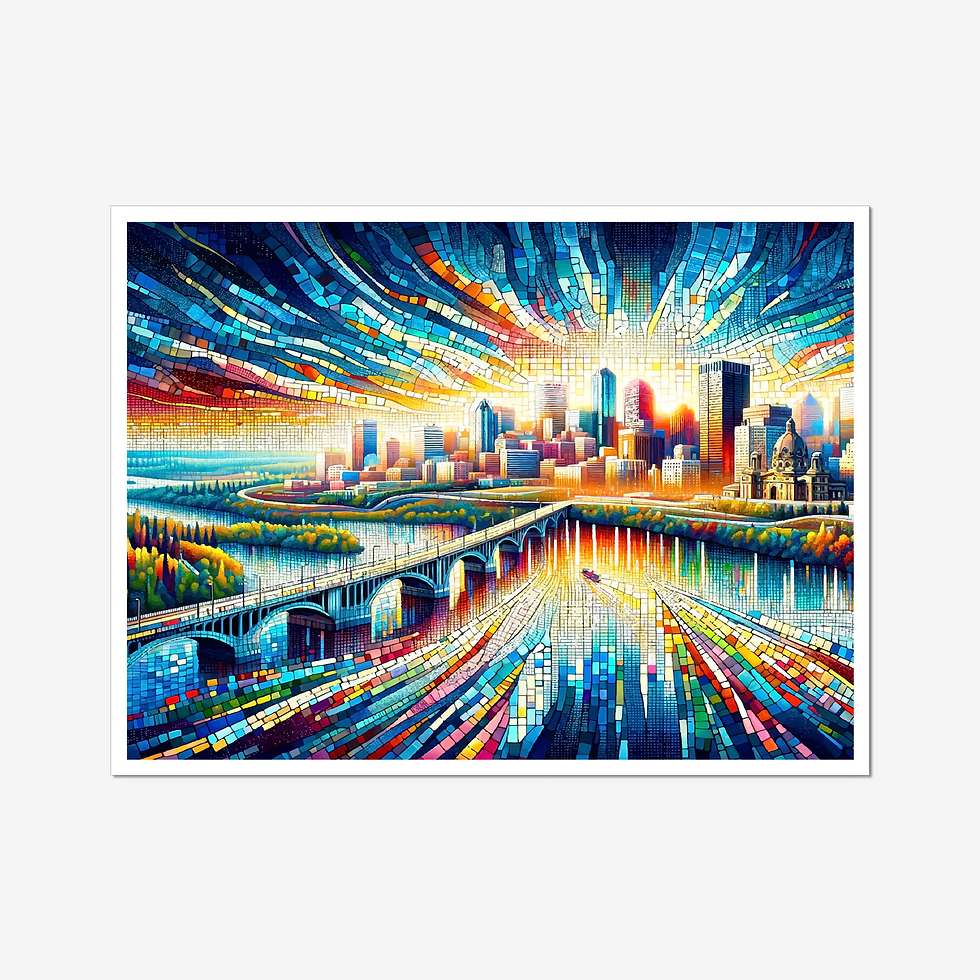Thumbnail: Sunset Skyline: Edmonton, Alberta