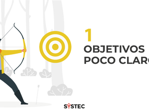 "Objetivos poco claros" (1/10) Factores que destruyen proyectos