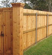 new fence installed