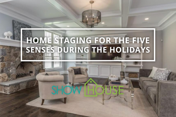 holiday staged living room