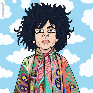Syd Barrett portrait סער מנו saar mano
