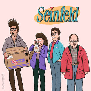 seinfeld Saar Mano סער מנו Illustration Illustrator