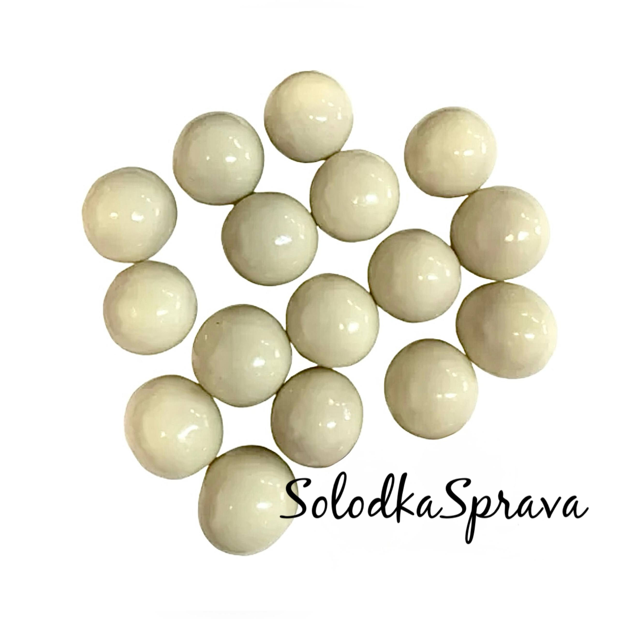 Кульки рисові в шоколаді "Білі" (1,3 /1,6 см)