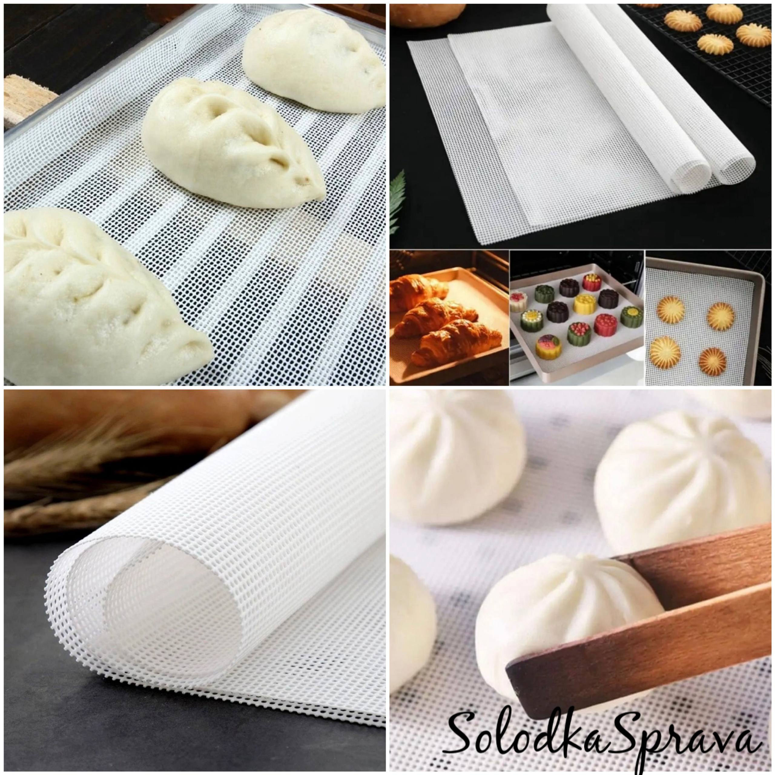 Силіконова перфорована підкладка для випічки 40х60 см