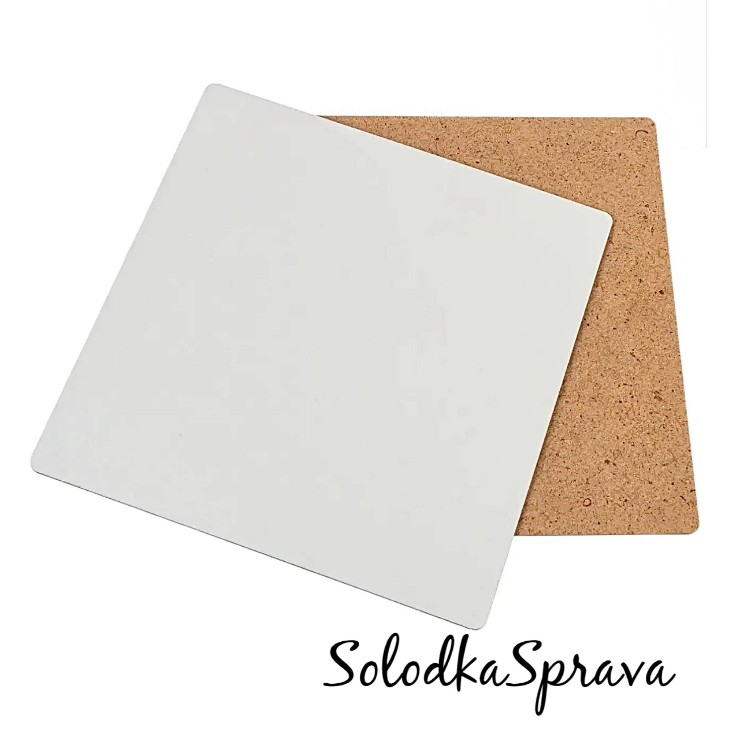 Підложка  під торт посилена квадратна 30*30 см (Біла)