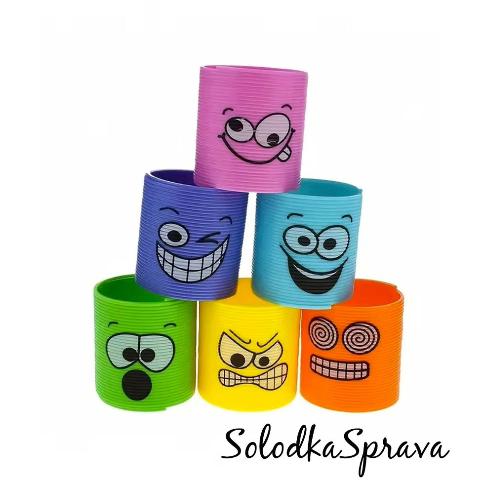 Прев'ю: Пружинка-веселка «Смайл» (Slinky)