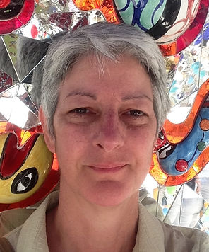 Pam Foley artist. Taken at Tarot Garden, Italy