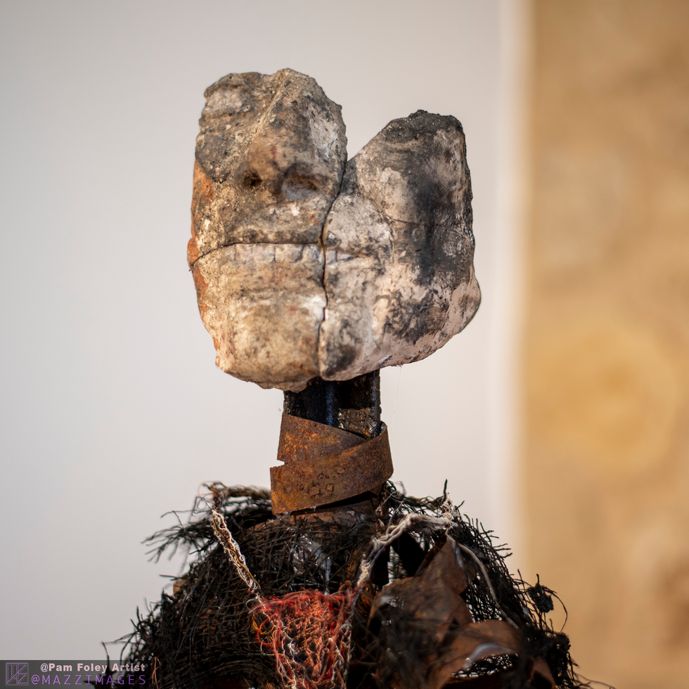 Excavating Father - all rights reserved Pam Foley©