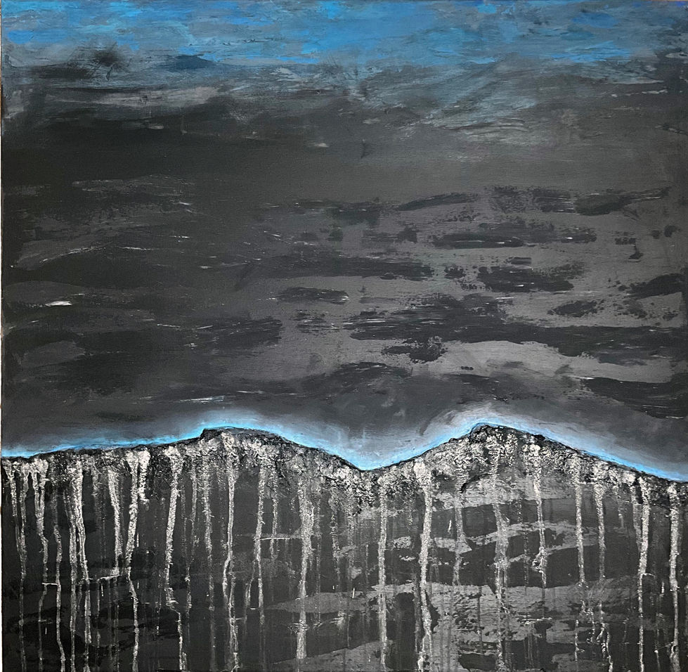 Staying Afloat Under the Waves - all rights reserved Pam Foley©