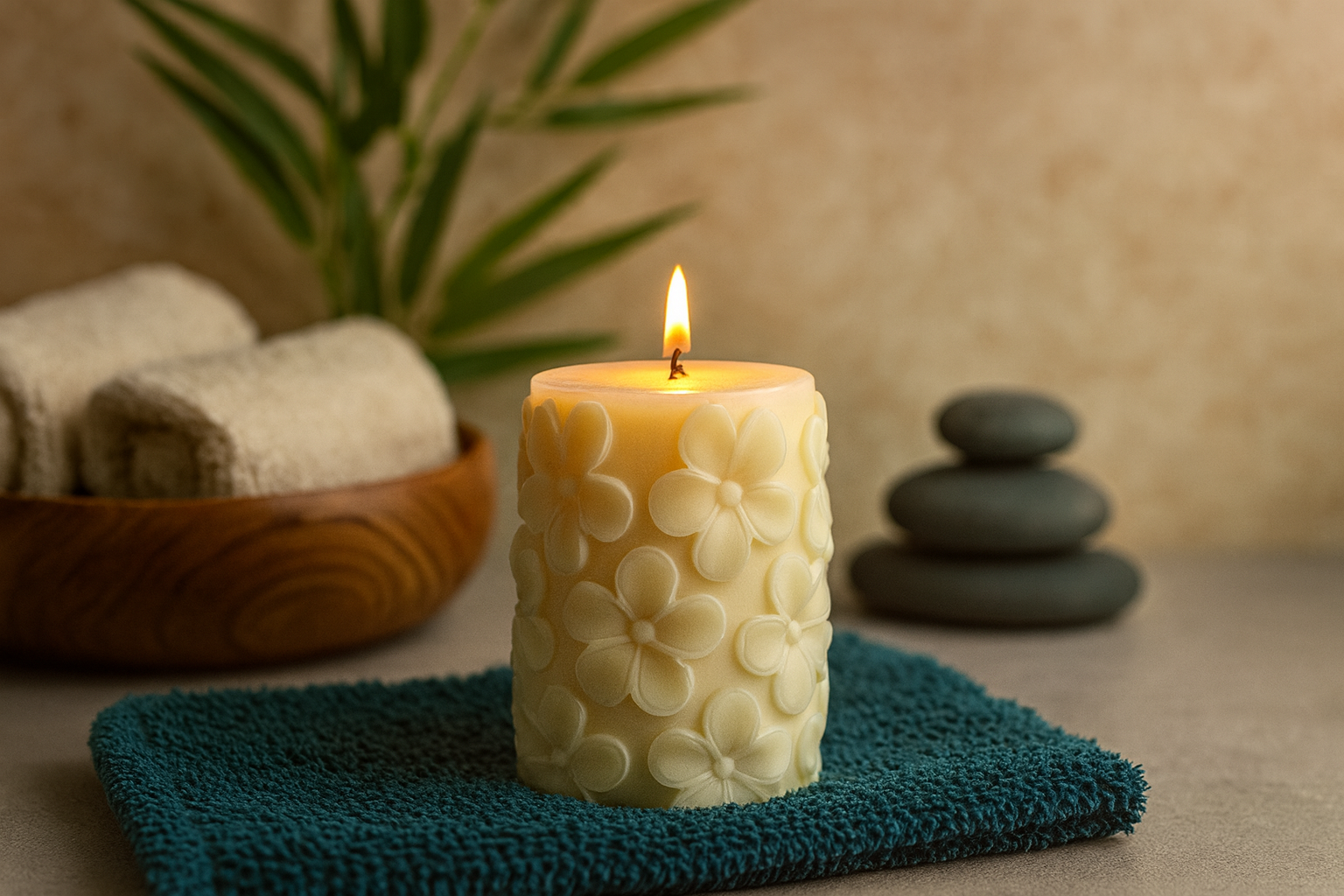 Lemongrass pillar candle 
