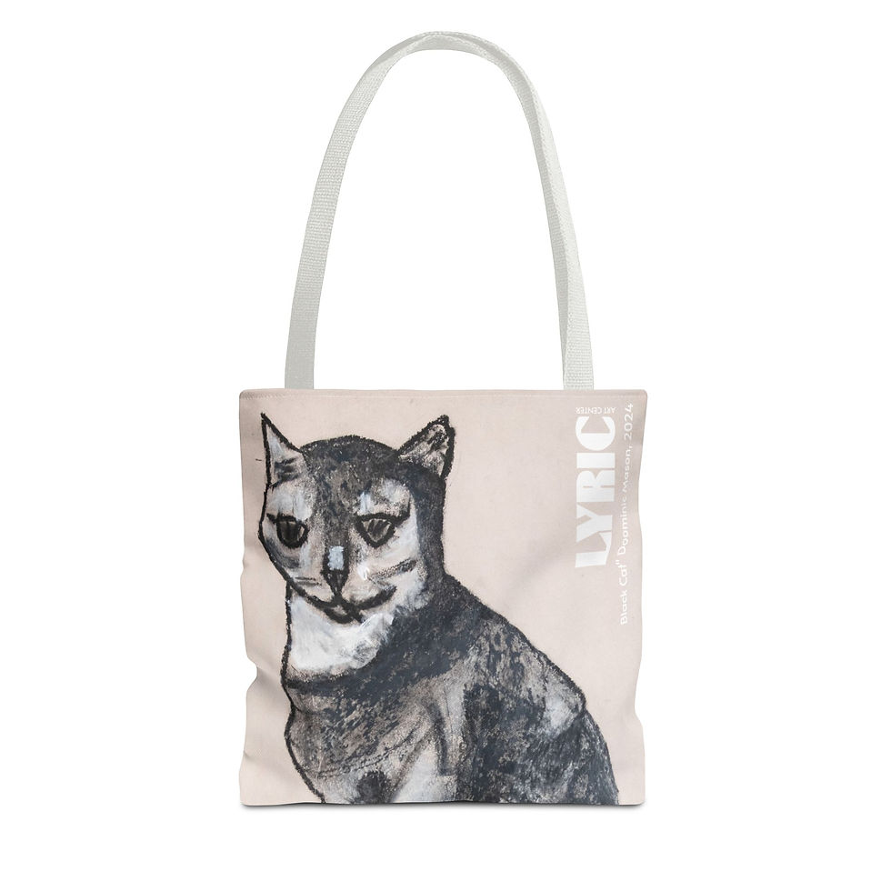 Thumbnail: Tote Bag  // Black Cat