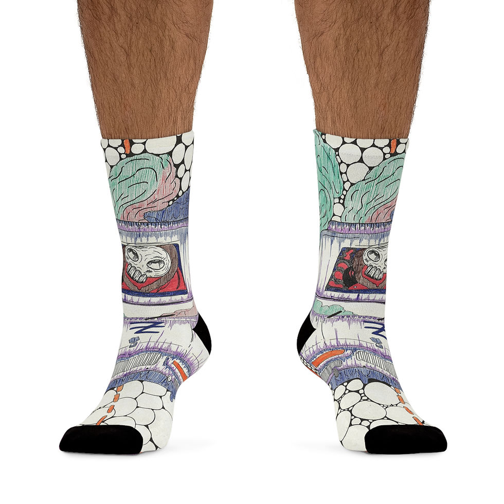 Thumbnail: Recycled Poly Socks: Lowrider