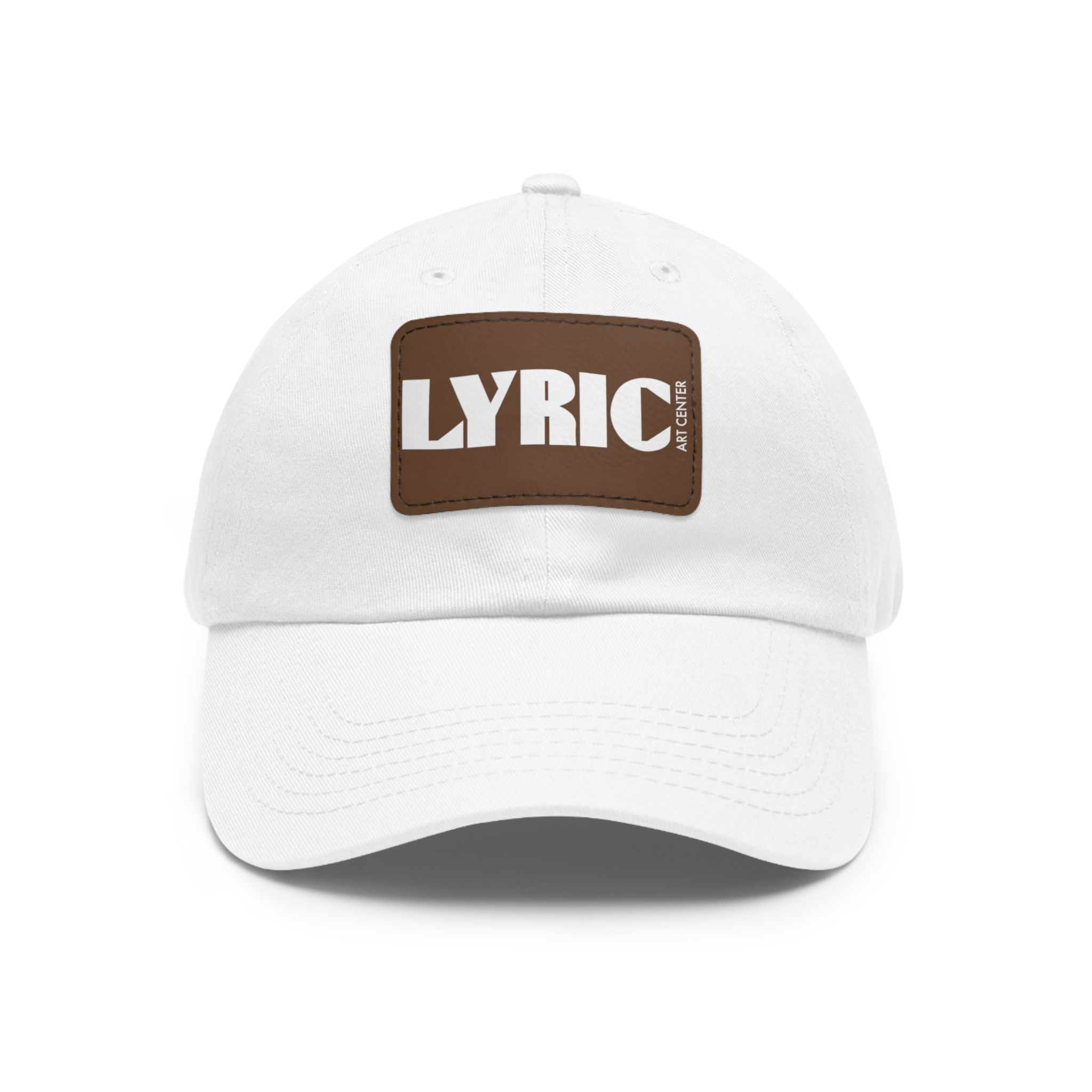 Dad Hat with Leather Patch // Lyric Logo