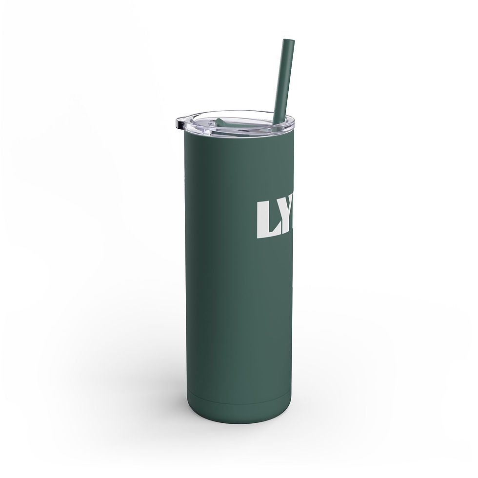 Thumbnail: Maars Maker Skinny Matte Tumbler, 20oz // Lyric Logo