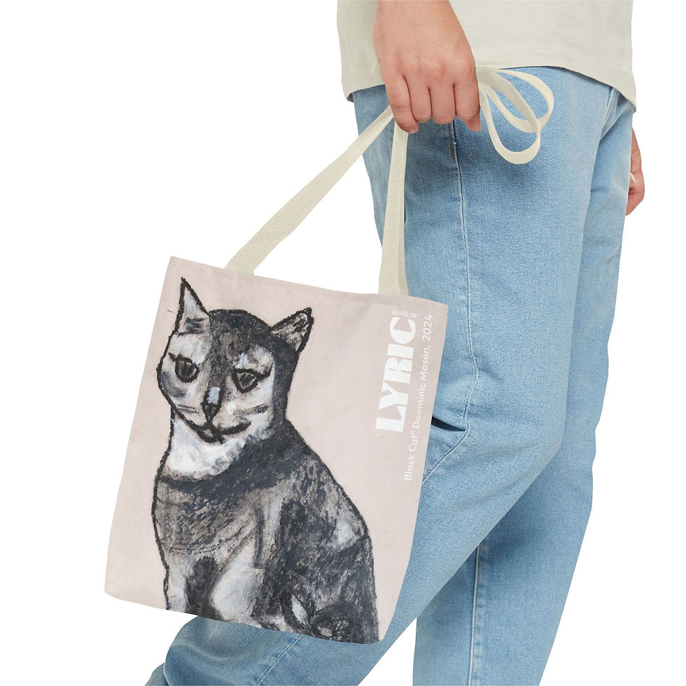 Thumbnail: Tote Bag  // Black Cat