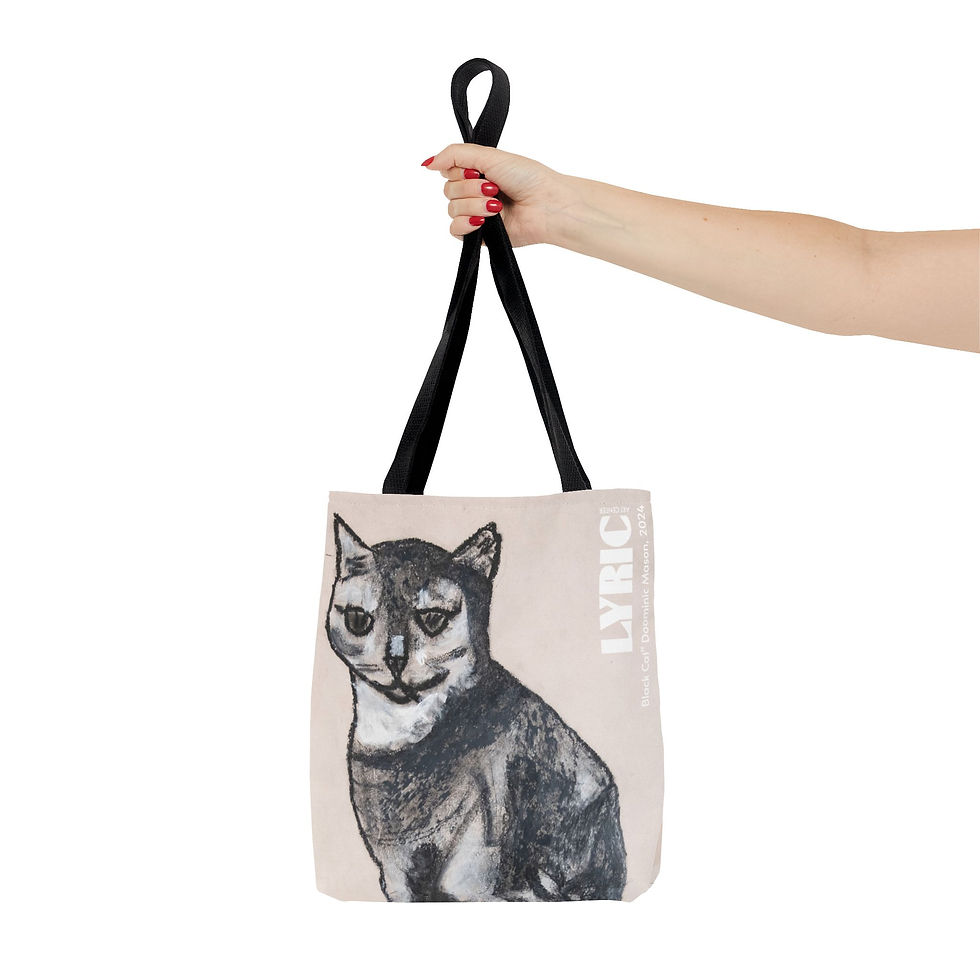 Thumbnail: Tote Bag  // Black Cat