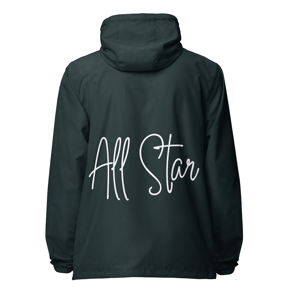 Thumbnail: Unisex All-Star lightweight zip up windbreaker