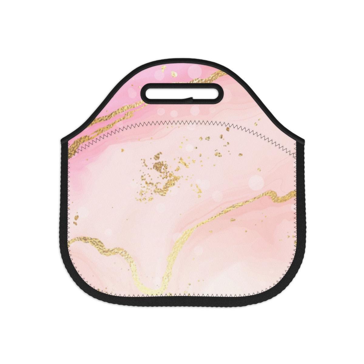 Pink Marbled Lunch Bags