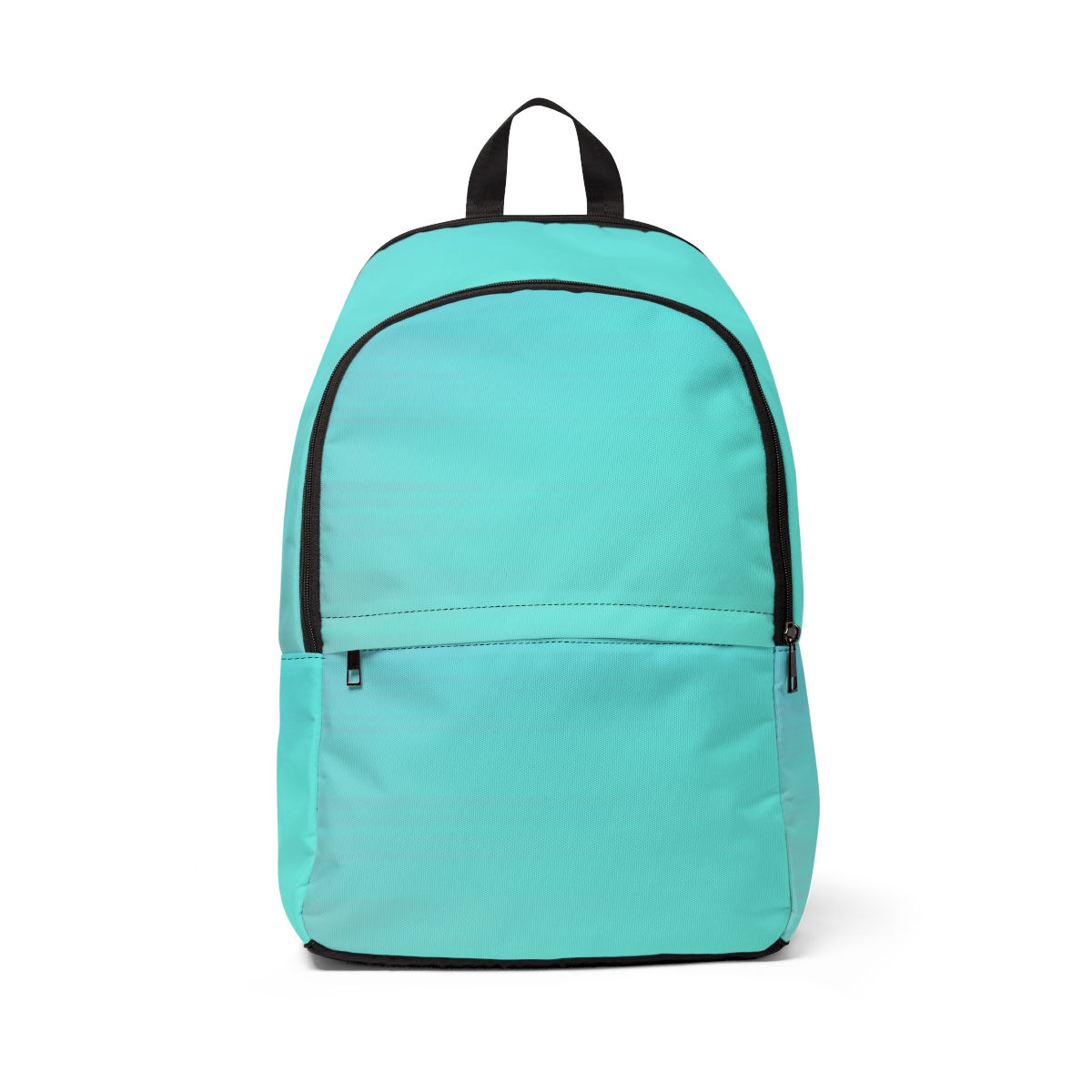 "Turquoise Blue Waves" Unisex Fabric Backpack