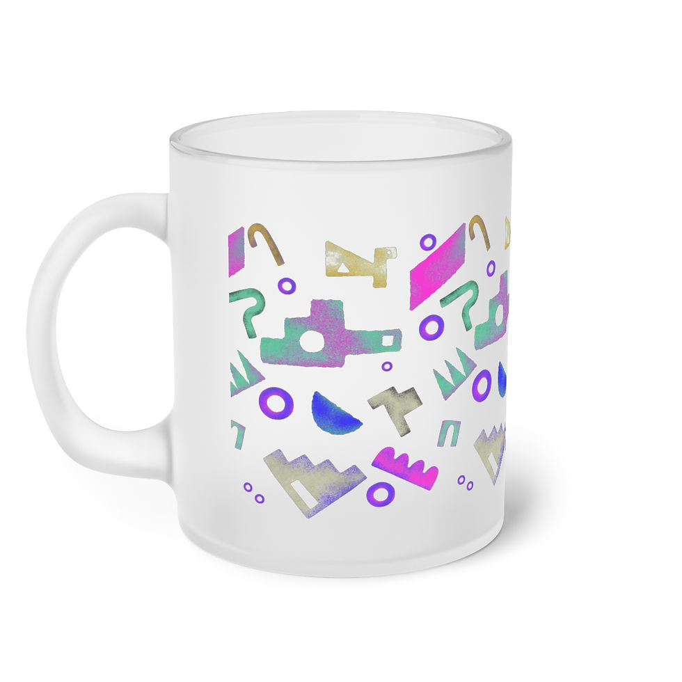 Thumbnail: The Randomness Frosted Glass Mug