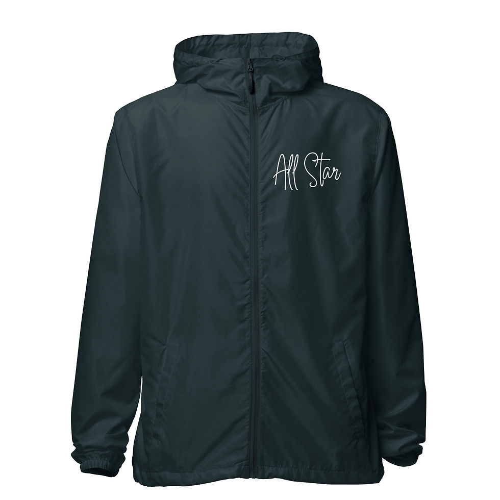 Thumbnail: Unisex All-Star lightweight zip up windbreaker