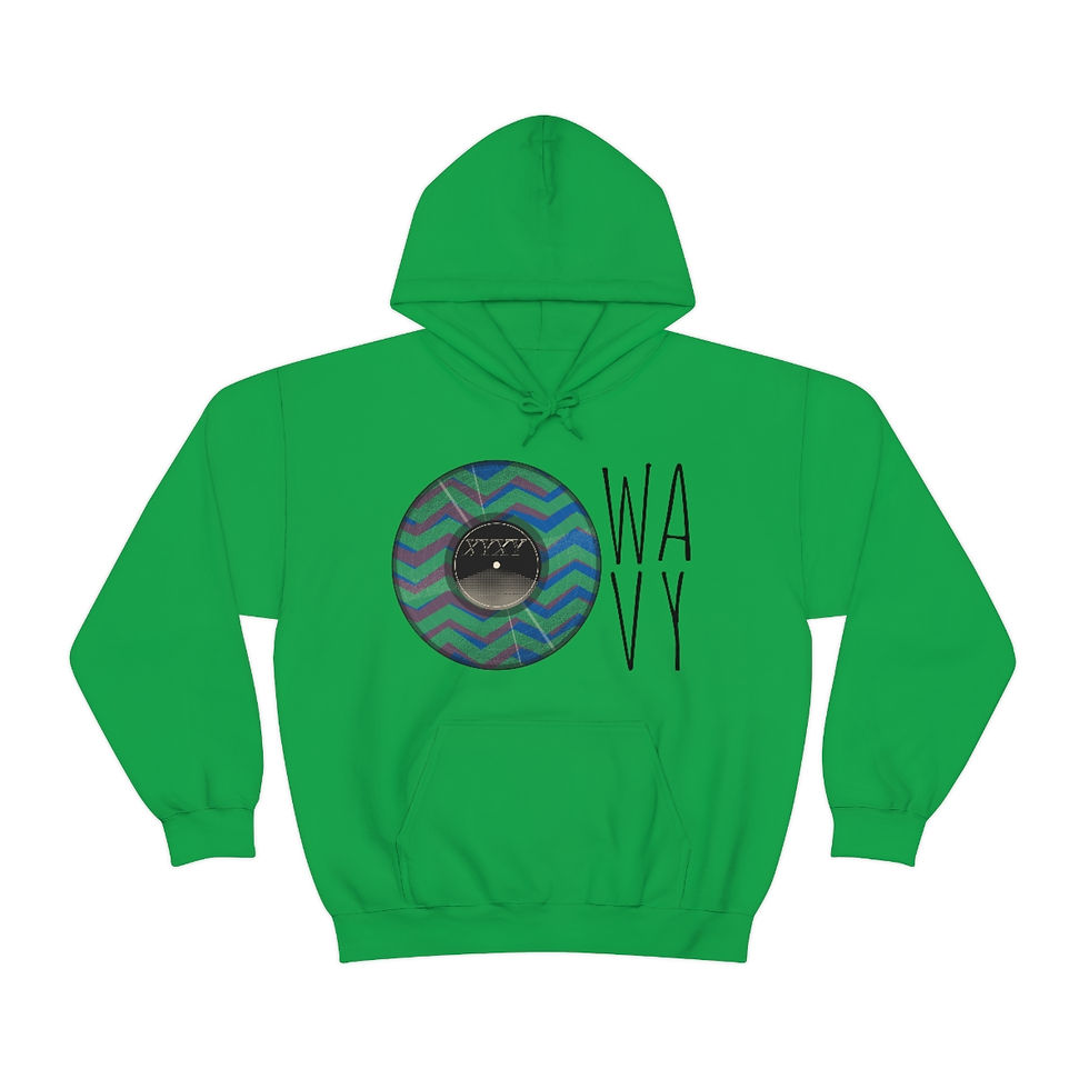 Thumbnail: XY Wavy Unisex Heavy Blend™ Hooded Sweatshirt