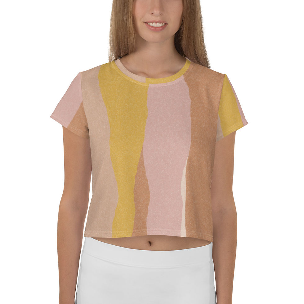 Thumbnail: Stripe Me Up Crop Tee