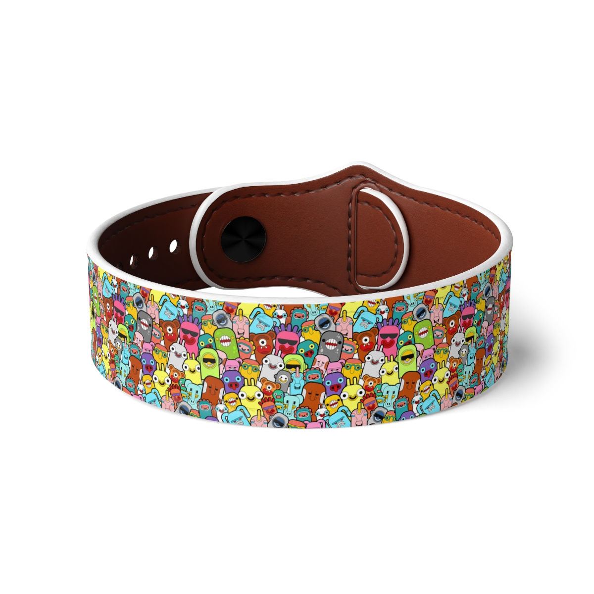 Lil Monster Faux Leather Wristband