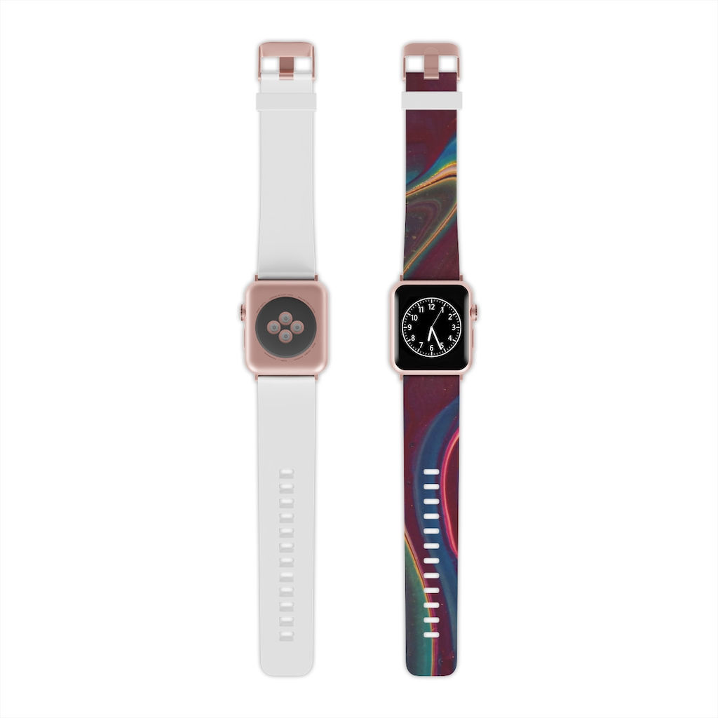 Wavy Dark Galaxy Watch Band for Apple Watch