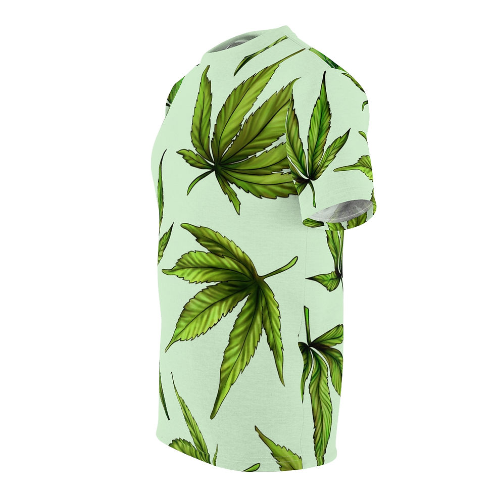 Thumbnail: Big Green Flowers Unisex Tee