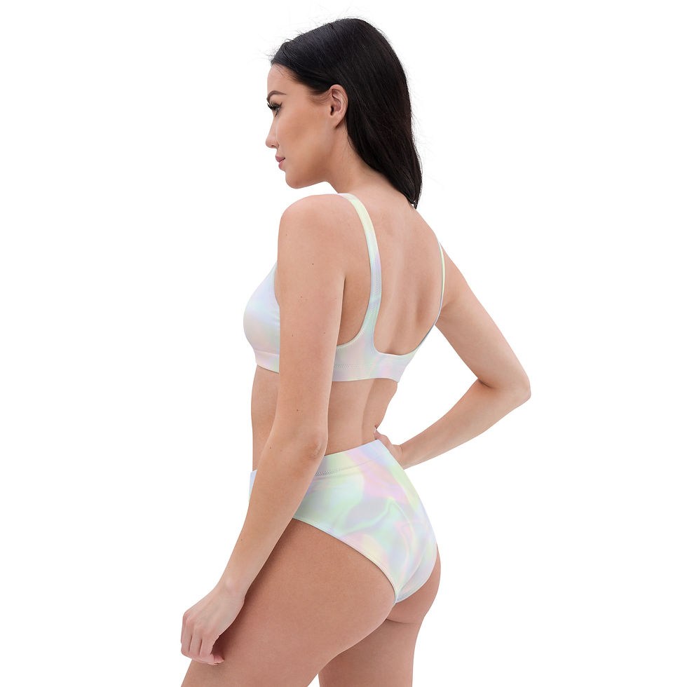 Thumbnail: Holographic Foil high-waisted bikini