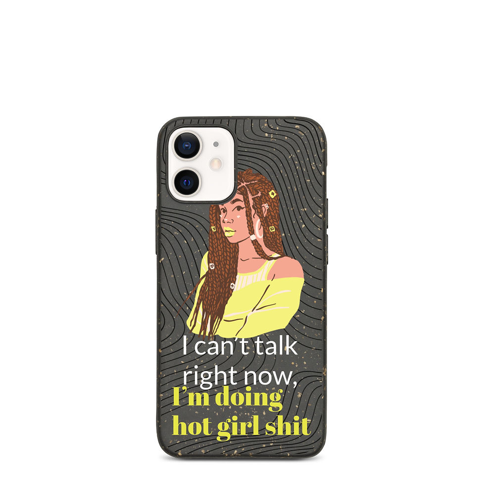 Miniature : I Can't Talk, Hot Girl | Speckled iPhone case