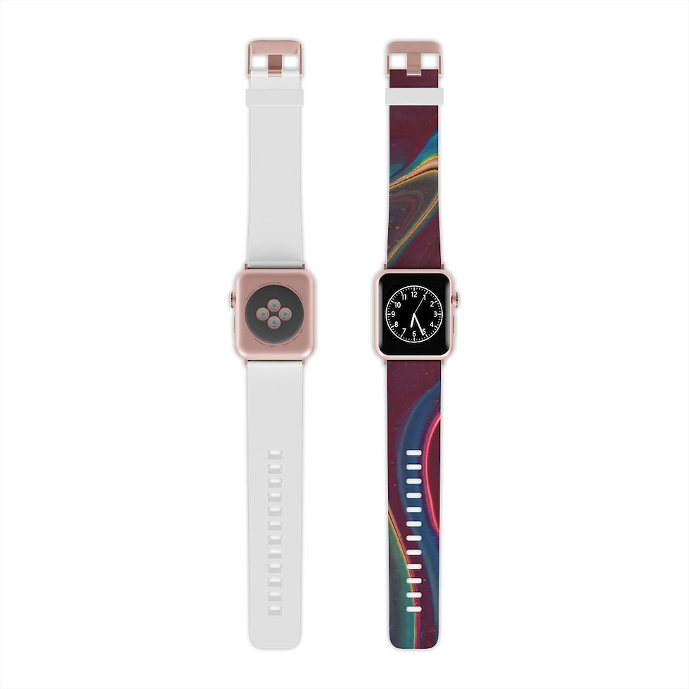 Miniaturbild: Wavy Dark Galaxy Watch Band for Apple Watch