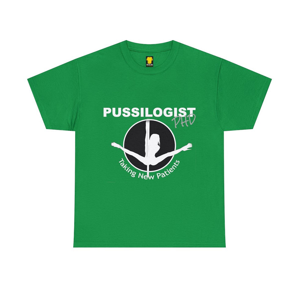 Thumbnail: Pussilogist Unisex Heavy Cotton Tee