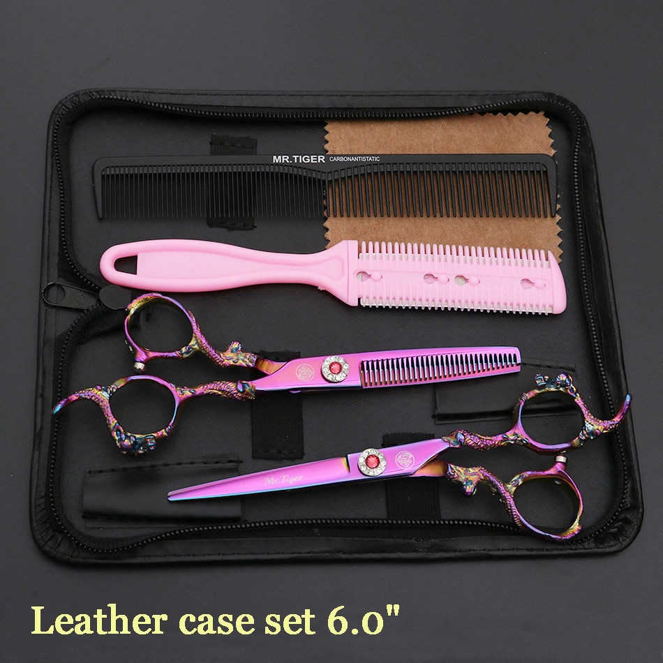 Thumbnail: Sharp Blade Professional Hair Scissors 5.5 6.0 Cutting Shears Barber Scissors 