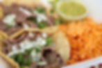 Tacos Cecinas Plate (3 tacos)