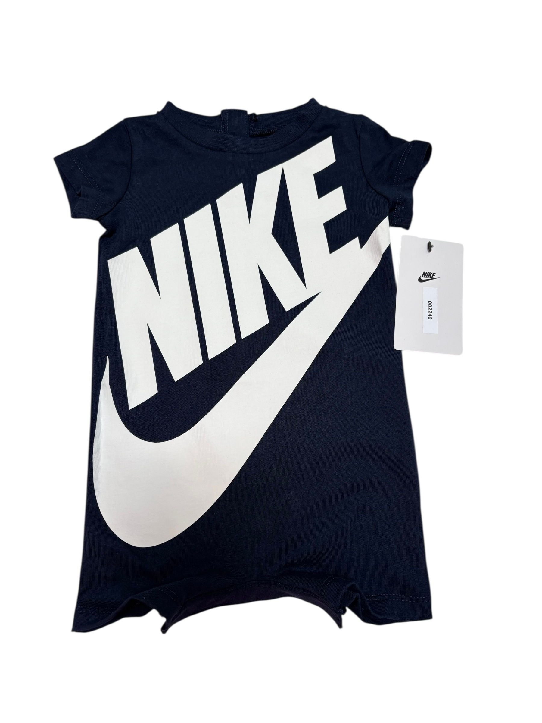 Dark Blue Bodysuit With White  Nike Logo