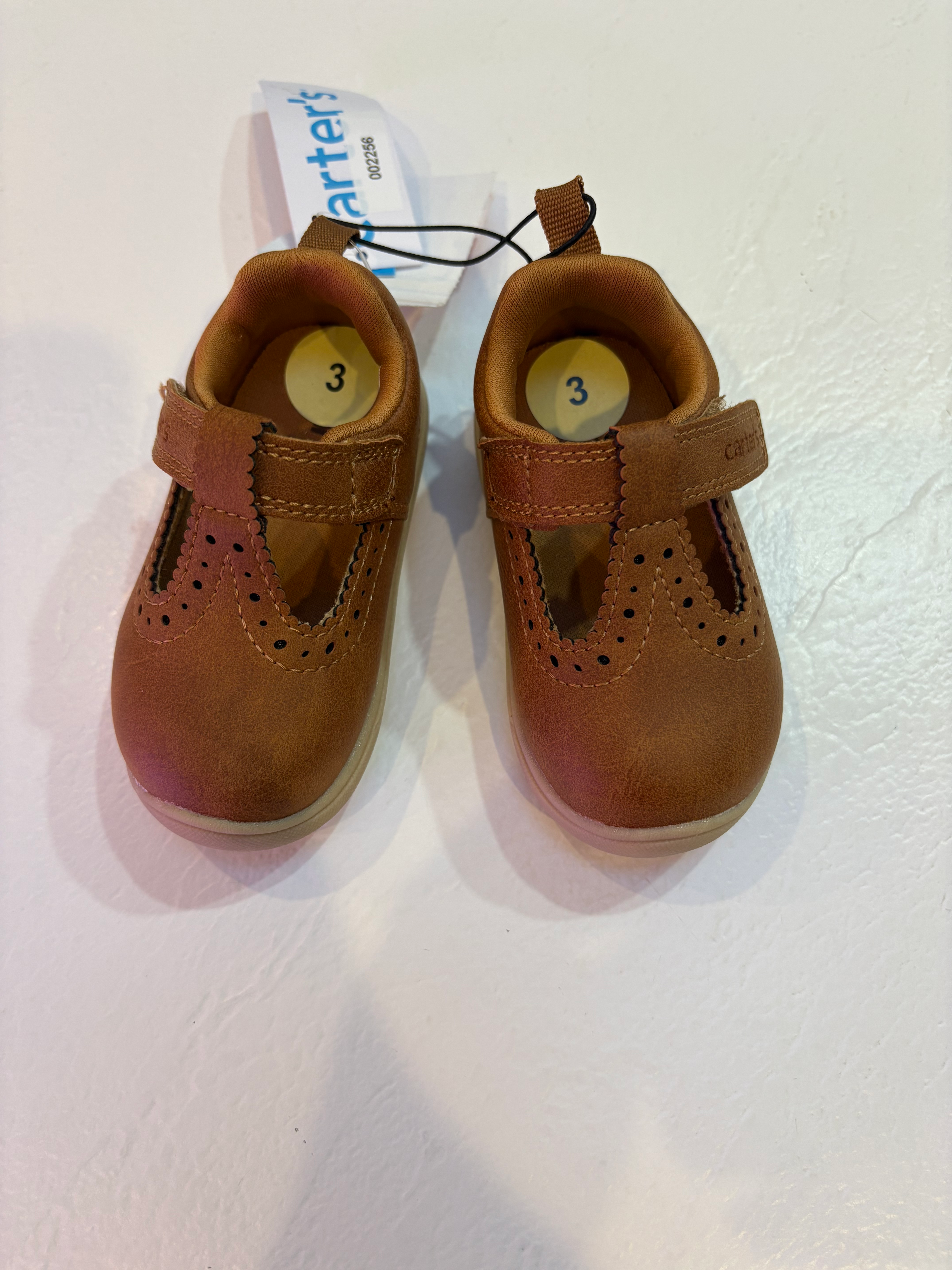 Beige Leather Baby Shoes