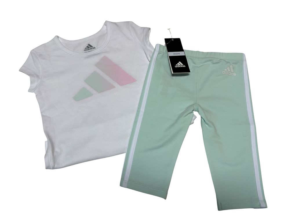 Thumbnail: Adidas White T-Shirt And Lettuce Leggings 