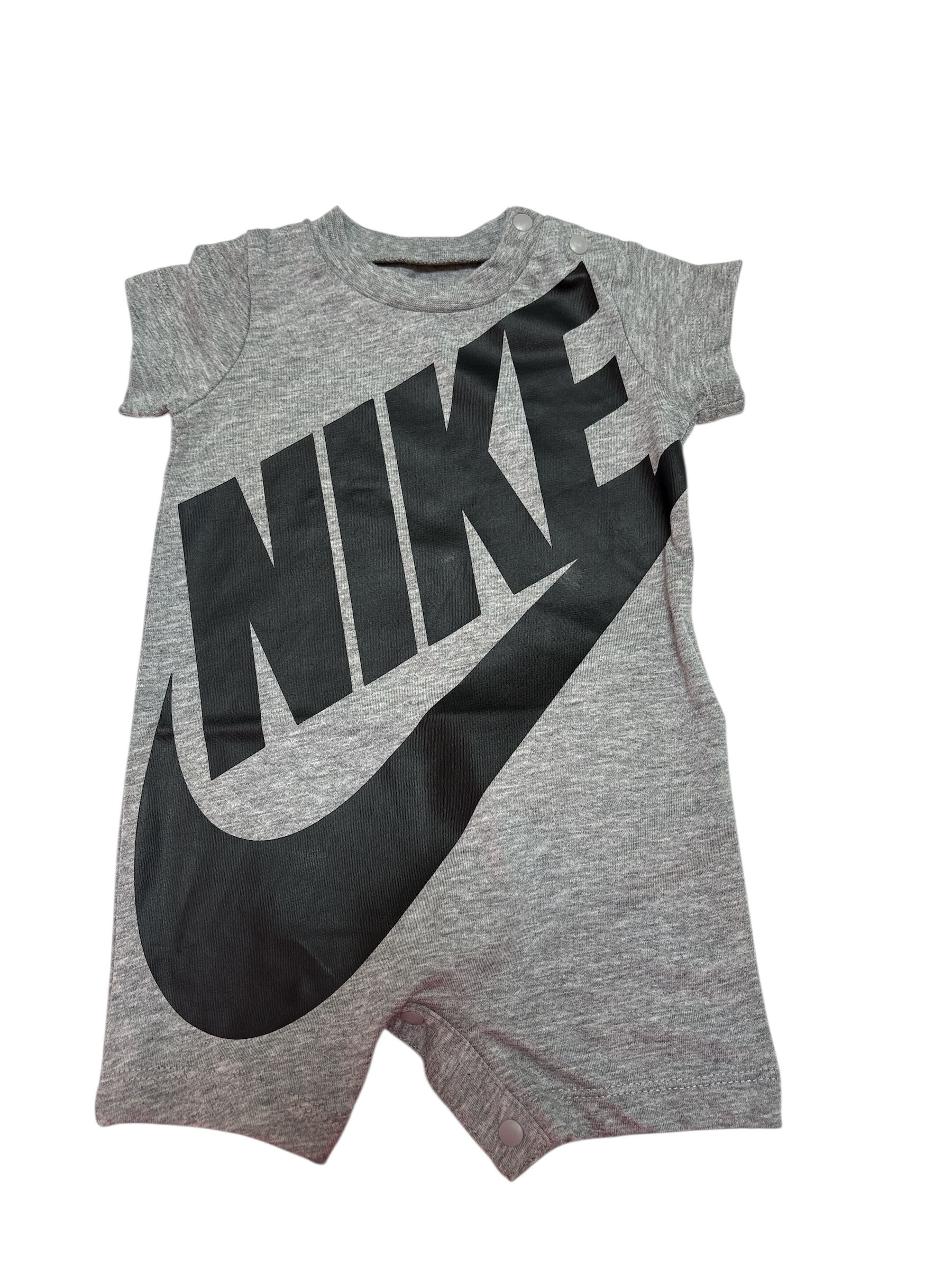 Nike Grey Bodysuit With Black Logo