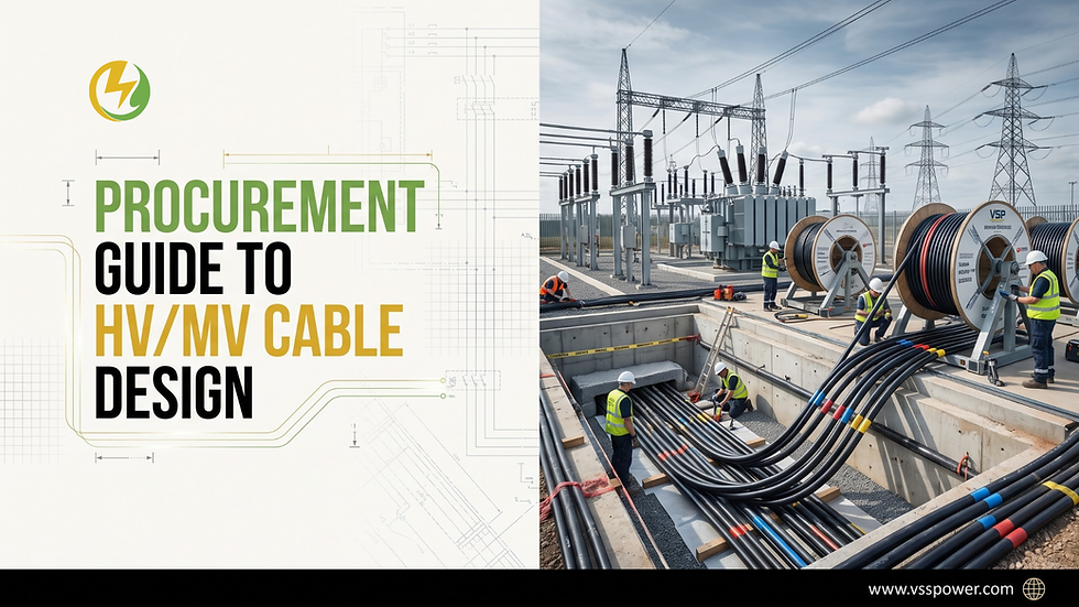 A Procurement Guide: Specifying HV/MV Cable Design Services 