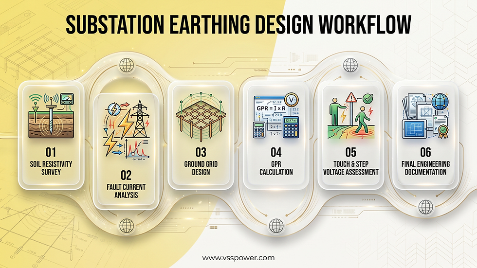 Substation Earthing Design Workflow