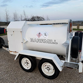 990 LTRS STAINLESS STEEL TOWABLE FUEL BOWSER